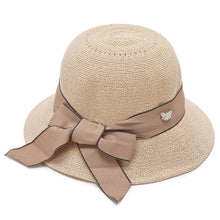 Load image into Gallery viewer, Women’s Woven Straw Hat with Bow in 6 Colors