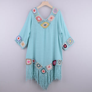 Women’s Boho Beach Cover-Up in 6 Colors S-L
