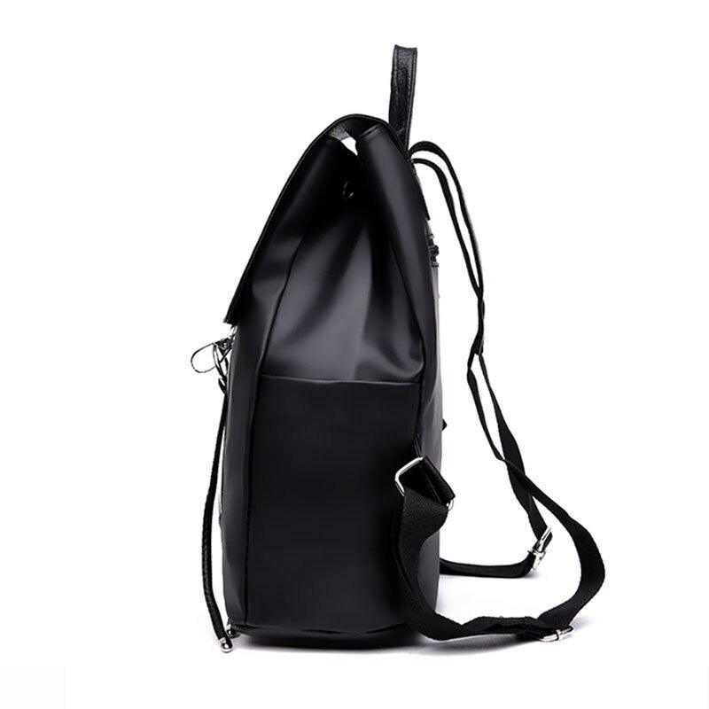 Black Designer Adjustable Backpack - Wazzi's Wear