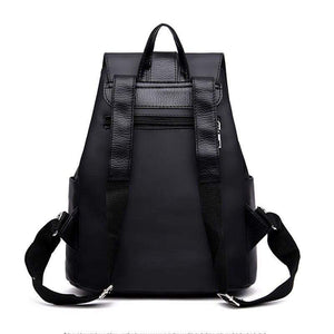 Black Designer Adjustable Backpack - Wazzi's Wear