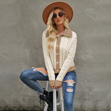Load image into Gallery viewer, Women&#39;s Cropped Knit Buttoned Cardigan in 2 Colors S-XL
