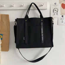 Load image into Gallery viewer, Canvas Shoulder Crossbody Bag in 4 Colors
