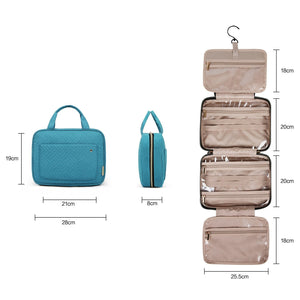 Toiletry Bag with Hanging Hook in 6 Colors
