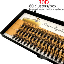 Load image into Gallery viewer, 1box/60 bundles 20/30D Fake Eyelash Extensions