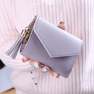Women’s Wallet with Tassel in 5 Colors