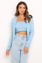 Load image into Gallery viewer, Women&#39;s Knit Top and Cardigan Two-Piece Set in 2 Colors S-XL - Wazzi&#39;s Wear