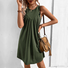 Load image into Gallery viewer, Women’s Solid Sleeveless Midi Dress in 10 Colors Sizes 4-10