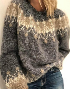 Women's Long Sleeve Mohair Sweater in 3 Colors S-3XL - Wazzi's Wear