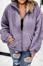 Load image into Gallery viewer, Women&#39;s Plush Zippered Jacket with Pockets in 5 Colors S-XXL - Wazzi&#39;s Wear