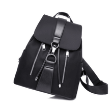 Load image into Gallery viewer, Black Designer Adjustable Backpack - Wazzi&#39;s Wear