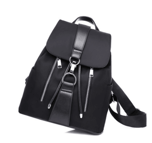 Black Designer Adjustable Backpack - Wazzi's Wear