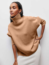 Load image into Gallery viewer, Women’s Knit Turtleneck Long Sleeve Sweater in 8 Colors S-L - Wazzi&#39;s Wear