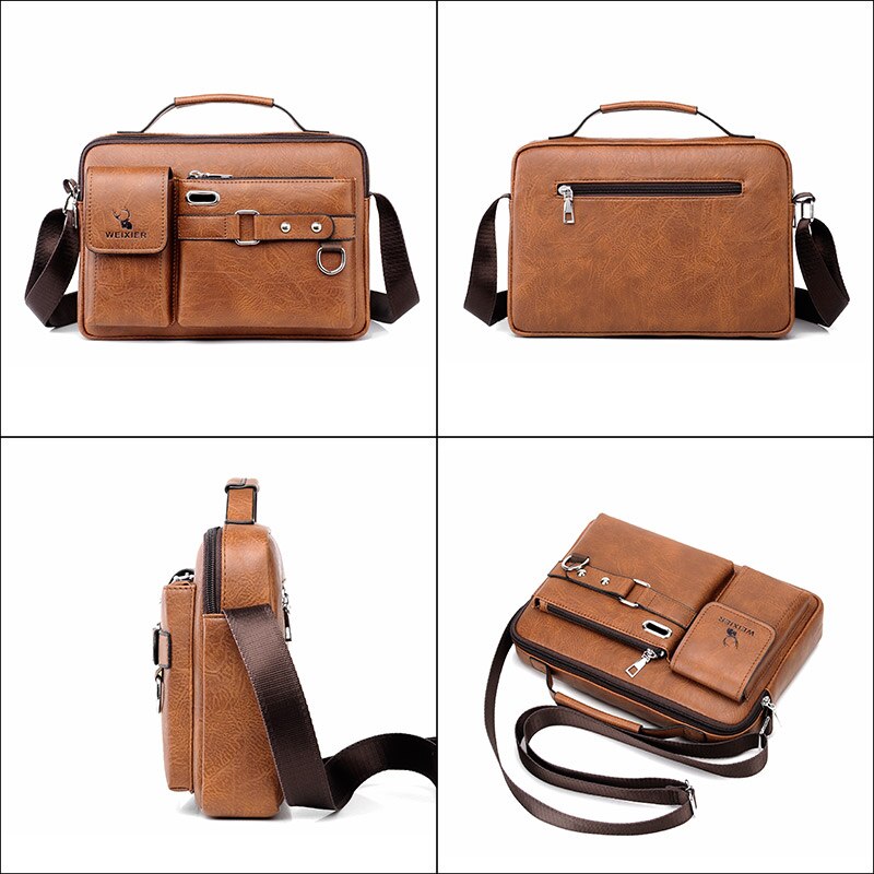 Men's Messenger Shoulder Bag in 2 Colors - Wazzi's Wear