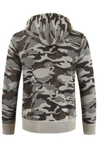 Load image into Gallery viewer, Men&#39;s Hooded Camo Long Sleeve Sweater in 4 Colors M-3XL - Wazzi&#39;s Wear
