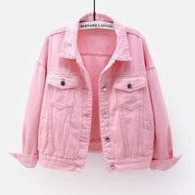 Load image into Gallery viewer, Women’s Buttoned Denim Jacket with Pockets in 11 Colors Sizes 4-16