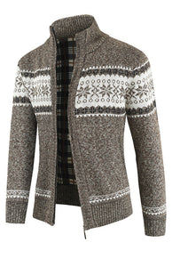 Men's Christmas Sweater Cardigan in 4 Colors M-3XL - Wazzi's Wear