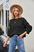 Load image into Gallery viewer, Women’s Loose Fit Long Sleeve Sweater in 4 Colors S-XL - Wazzi&#39;s Wear