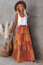 Load image into Gallery viewer, Women’s Bohemian High Waist Maxi Skirt in 8 Colors Sizes 4-16