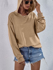Women’s Fleece Long Sleeve Hooded Sweater in 4 Colors Sizes S-XL