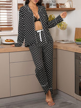 Load image into Gallery viewer, Women&#39;s Polka Dot Sleepwear Set S-XL