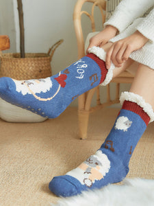 Christmas Slipper Socks in 6 Colors and Patterns - Wazzi's Wear