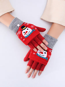 Women's Half Finger Knit Gloves - Wazzi's Wear