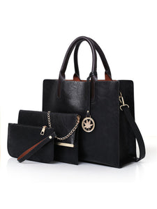 Three Piece Fashion Bag Set in 5 Colors