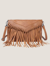 Load image into Gallery viewer, Women’s Shoulder Messenger Bag with Tassels in 2 Colors