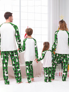 Parent-Child Christmas Two-Piece Pyjama Set in 4 Patterns - Wazzi's Wear