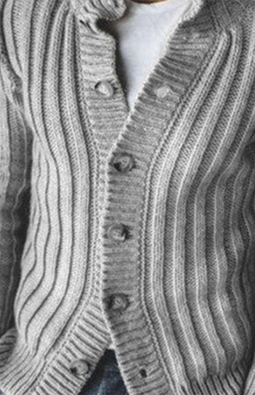 Men’s Buttoned Long Sleeve Knit Sweater Cardigan in 2 Colors S-4XL - Wazzi's Wear