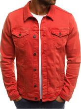 Load image into Gallery viewer, Men’s Multi Pocket Denim Jacket in 6 Colors M-3XL
