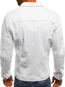 Men’s Multi Pocket Denim Jacket in 6 Colors M-3XL