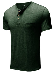 Men's Casual Short Sleeve T-Shirt in 6 Colors S-2XL