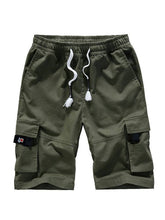 Load image into Gallery viewer, Men&#39;s Solid Color Cargo Shorts in 6 Colors Sizes 36-48 - Wazzi&#39;s Wear