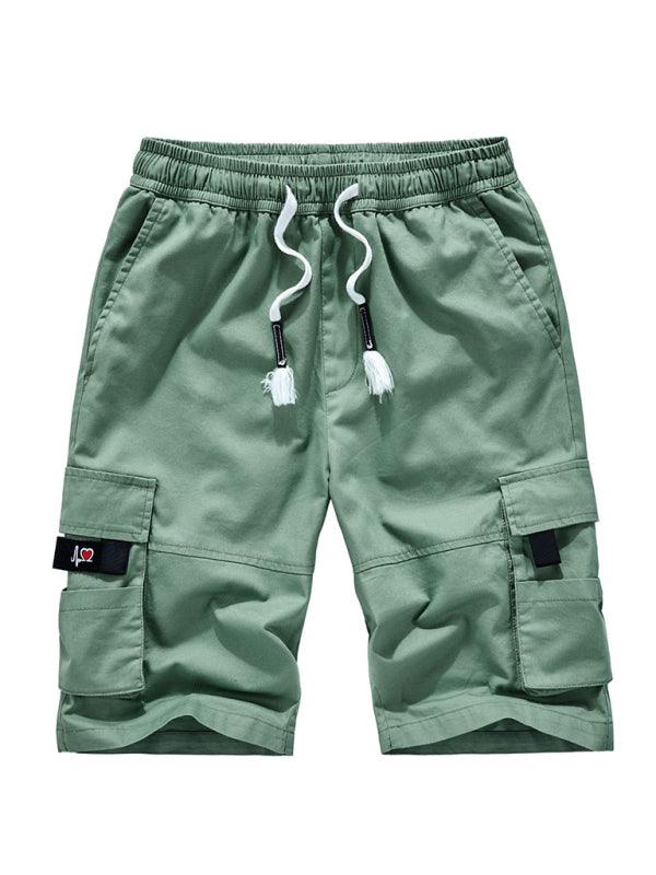 Men's Solid Color Cargo Shorts in 6 Colors Sizes 36-48 - Wazzi's Wear