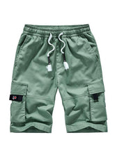 Load image into Gallery viewer, Men&#39;s Solid Color Cargo Shorts in 6 Colors Sizes 36-48 - Wazzi&#39;s Wear
