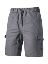 Load image into Gallery viewer, Men&#39;s Solid Cargo Shorts in 5 Colors M-3XL - Wazzi&#39;s Wear