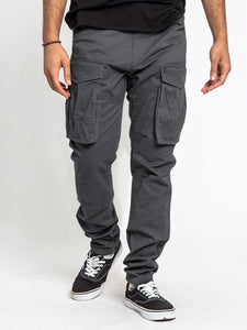 Men's Solid Color Multi-Pocket Cargo Pants in 5 Colors S-4XL - Wazzi's Wear