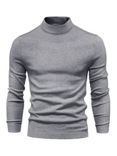 Load image into Gallery viewer, Men&#39;s Mid-Neck Long Sleeve Knit Sweater in 6 Colors S-XXL - Wazzi&#39;s Wear