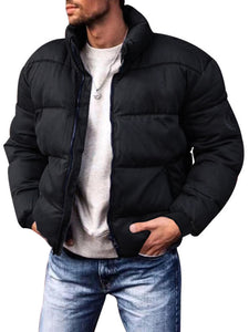 Men's Long Sleeve Down Jacket in 3 Colors Sizes 36-48 - Wazzi's Wear