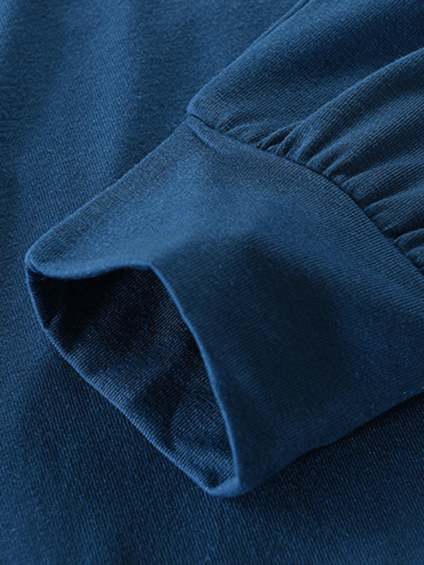Men's Lace-Up Pullover Hooded Sweatshirt in 6 Colors S-3XL - Wazzi's Wear