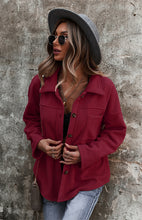 Load image into Gallery viewer, Women&#39;s Long Sleeve Buttoned Shirt Jacket in 6 Colors Sizes 4-18