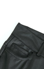 Load image into Gallery viewer, Women&#39;s PU Leather Mid-Waist Pants in 3 Colors Waist 27-38 - Wazzi&#39;s Wear
