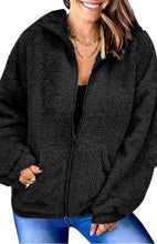 Load image into Gallery viewer, Women&#39;s Plush Zippered Jacket with Pockets in 5 Colors S-XXL - Wazzi&#39;s Wear