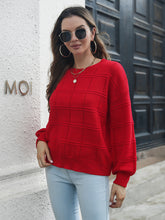 Load image into Gallery viewer, Women&#39;s Round Neck Long Sleeve Sweater in 3 Colors S-L - Wazzi&#39;s Wear