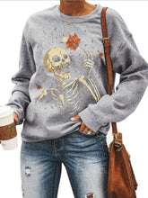 Load image into Gallery viewer, Women&#39;s Halloween Long Sleeve Sweatshirt in 5 Colors XS-3XL
