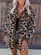 Load image into Gallery viewer, Women&#39;s Plush Leopard Print Jacket in 6 Colors S-XXL