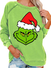 Load image into Gallery viewer, Women&#39;s The Grinch Long Sleeve Sweatshirt in 4 Colors and Patterns S-XXXL - Wazzi&#39;s Wear