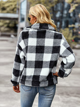Load image into Gallery viewer, Women’s Fleece Buttoned Plaid Jacket in 3 Colors S-XL - Wazzi&#39;s Wear