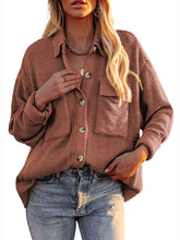 Load image into Gallery viewer, Women’s Solid Color Button-Down Corduroy Top with Pockets S-2XL - Wazzi&#39;s Wear